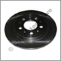 Brake disc rear 700/900 -94 ML (cars with multi-link axle)