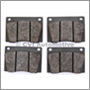 Brake pad set, Amazon/P1800 (B18)( for 2 front wheels)