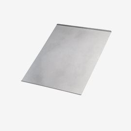 Plåt slät 600x450mm, obehandlad bockad kortsida