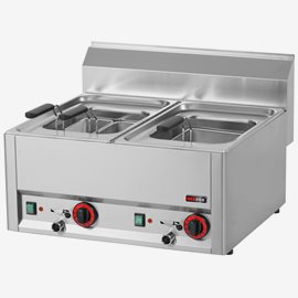 Pastakokeri dubbel 8+8 liter VT60 EL