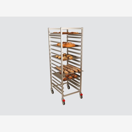 Bak- och Pizzaplåtsvagn (7 plåtar) 600x400mm
