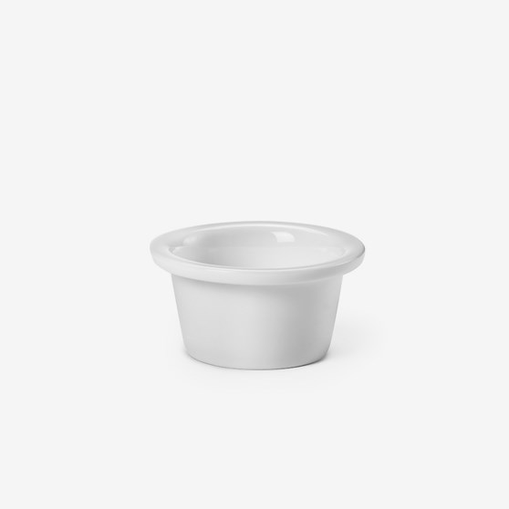 Ramekin porslin vit Ramekin D7,5cm, H3,5 cm