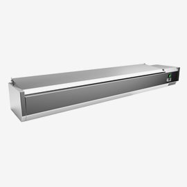 Kyldisplay med lock 2000mm 1/4 GN