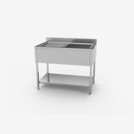 Diskbänk 1200x600x850mm Höger
