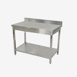 Arbetsbänk 1500x600x850mm med bakkant