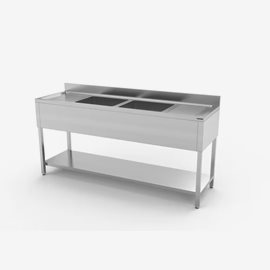 Diskbänk 2 hoar 1800mm Köksbörsen)