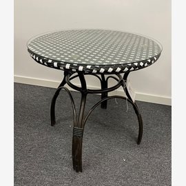 Bord C77 Lounge Svart/vit Fiberrotting