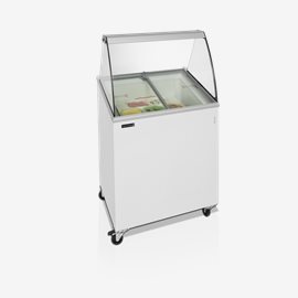 Skopglassmonter 4x5 liter, vinklade skjutlock IC200SCE-SO