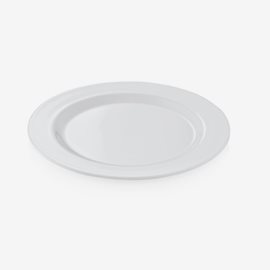 Melamin Tallrik vit D25,5 cm