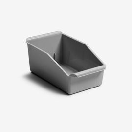 Besticklåda 300x167x130mm, Grå PP Plast