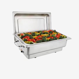 Chafing dish,helt i rostfritt, elektrisk