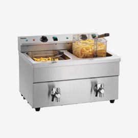 Fritös dubbel induktion 2x8L Plus