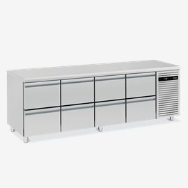 Kylbänk 2+2+2+2  lådor  Mercatus L2