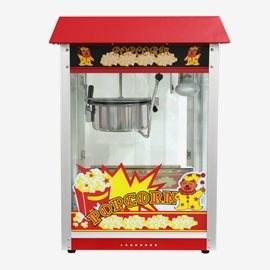 Popcornmaskin röd Hendi