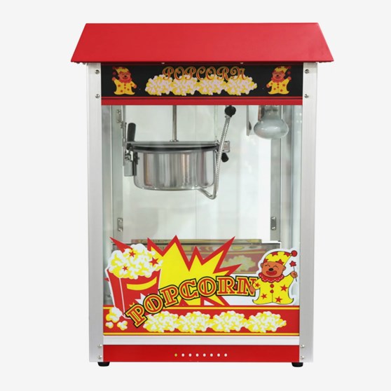 Popcornmaskin röd Hendi