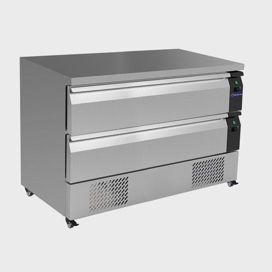 Kylbänk 2 lådor 6 GN 1/1 CBR2-3R