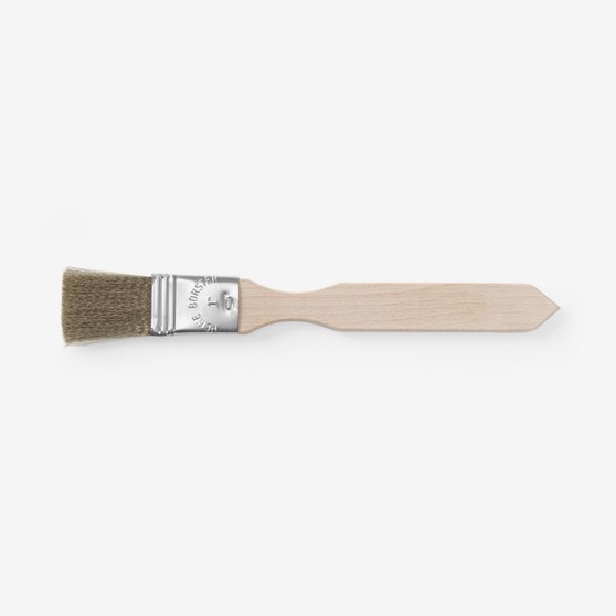 Bakpensel, platt med trähandtag från Hendi