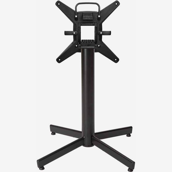 Bordsstativ Classic Flip Top 84 Svart passar till skiva Ø 90