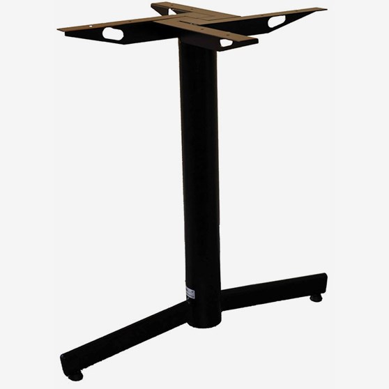 Bordsstativ Classic Singel Leg Svart passar till skiva störr