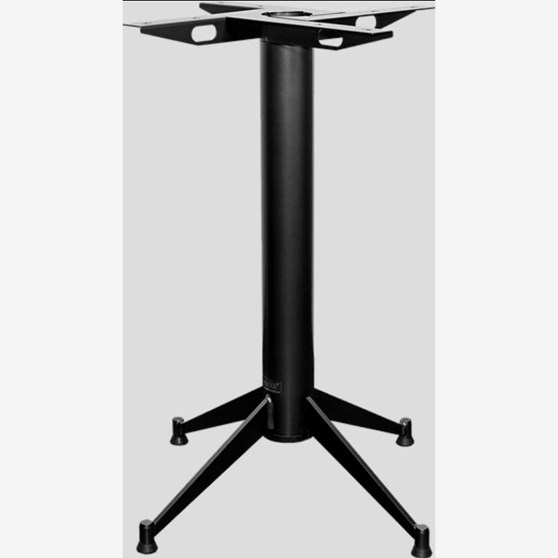 Bordsstativ Rise 77 Svart passar till skiva Ø 80-110 alt. 70