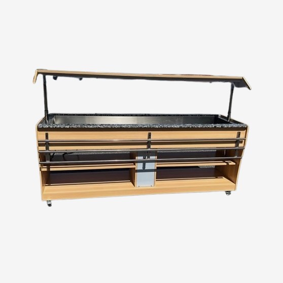 Buffevagn varm 6 GN 1/1-150 Köksbörsen Ljus