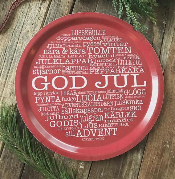 Bricka  God jul