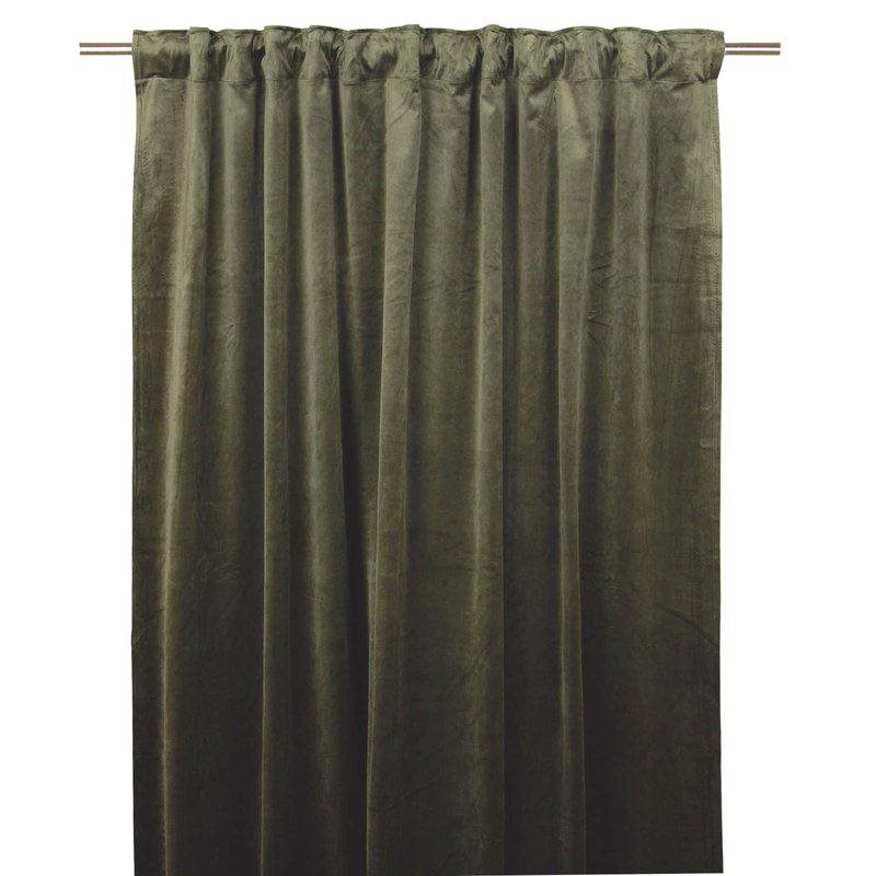 Esther sammetsgardin 2-pack