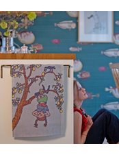 Pippi uppochner kökshandduk