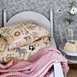 Abc 2-dels påslakanset spjälsäng