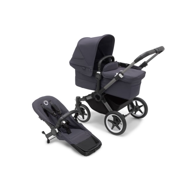Bugaboo Bugaboo Donkey 5 Mono Complete Graphite/Stormy Blue-Stormy Blue