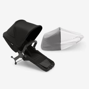 Bugaboo Bugaboo Donkey 5 Duo extension complete MIDNIGHT BLACK-MIDNIGHT BLACK