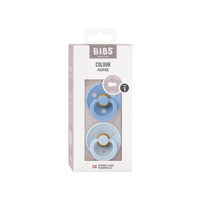 BIBS Colour 2-Pack Sky Blue/Baby Blue - 1
