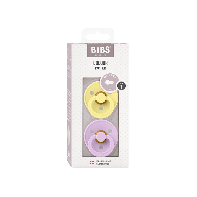 Bibs BIBS Colour 2-pack Sunshine/Violet Sky size 1