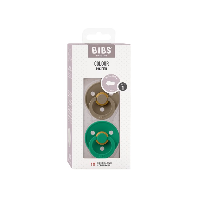 BIBS Colour 2-pack Dark Oak/Evergreen - 1