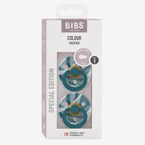 BIBS Colour 2-PACK Tie Dye Forest Lake White -1