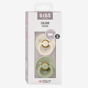 BIBS Colour 2-pack Ivory/Sage size - 3