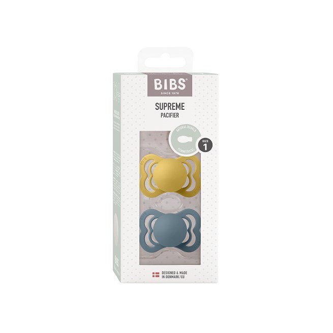 BIBS Supreme 2 pack Mustard/Petrol - 1