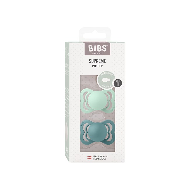 Bibs BIBS Supreme 2 pack Nordic Mint/Island Sea - 1