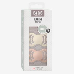 BIBS Supreme 2 pack Ivory/Blush - 2