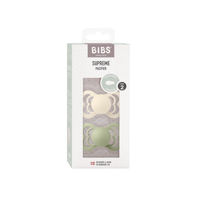 BIBS Supreme 2 pack Ivory/Sage - 2