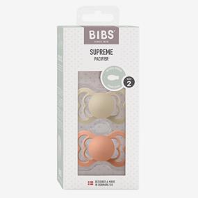 Bibs BIBS Supreme 2 pack Vanilla/Peach -2