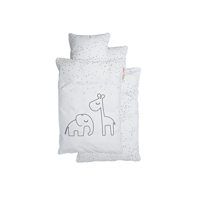 done by deer Bedlinen baby SE Dreamy dots White
