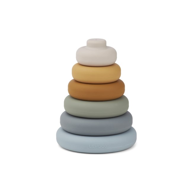 liewood Dag stacking tower Blue multi mix