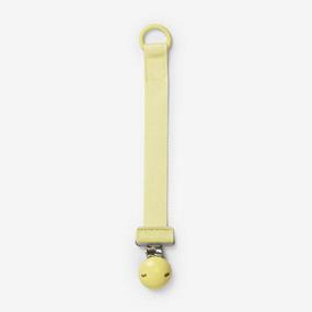 elodie details Pacifier Clip Wood Sunny Day Yellow