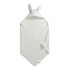 elodie details Hooded Towel Vanilla White Bunny
