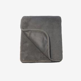 Mini Dream´s Fluffy blanket, Dark grey