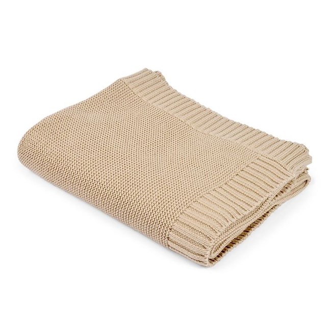 Knitted blanket sand