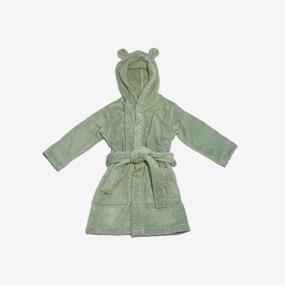 Mini dreams bath robe green 2-4 y
