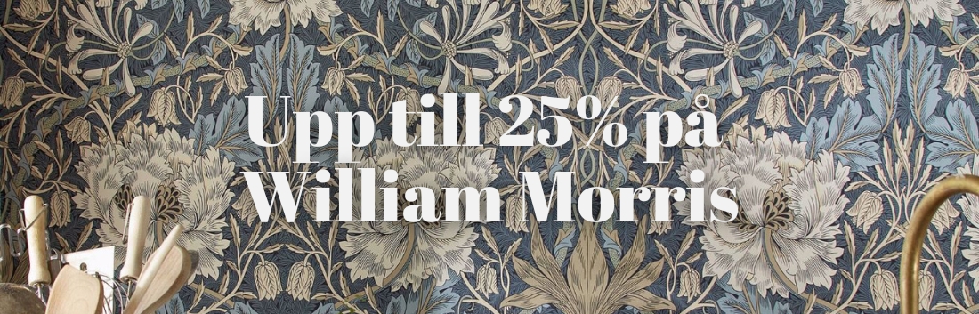 William Morris tapeter och tyger 25%