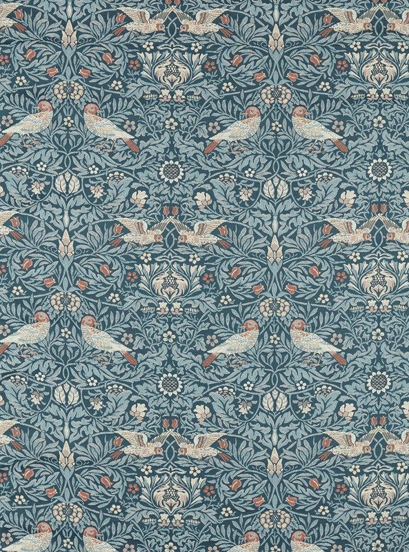 Bird Tapestry tyg från William Morris (FM268-02)